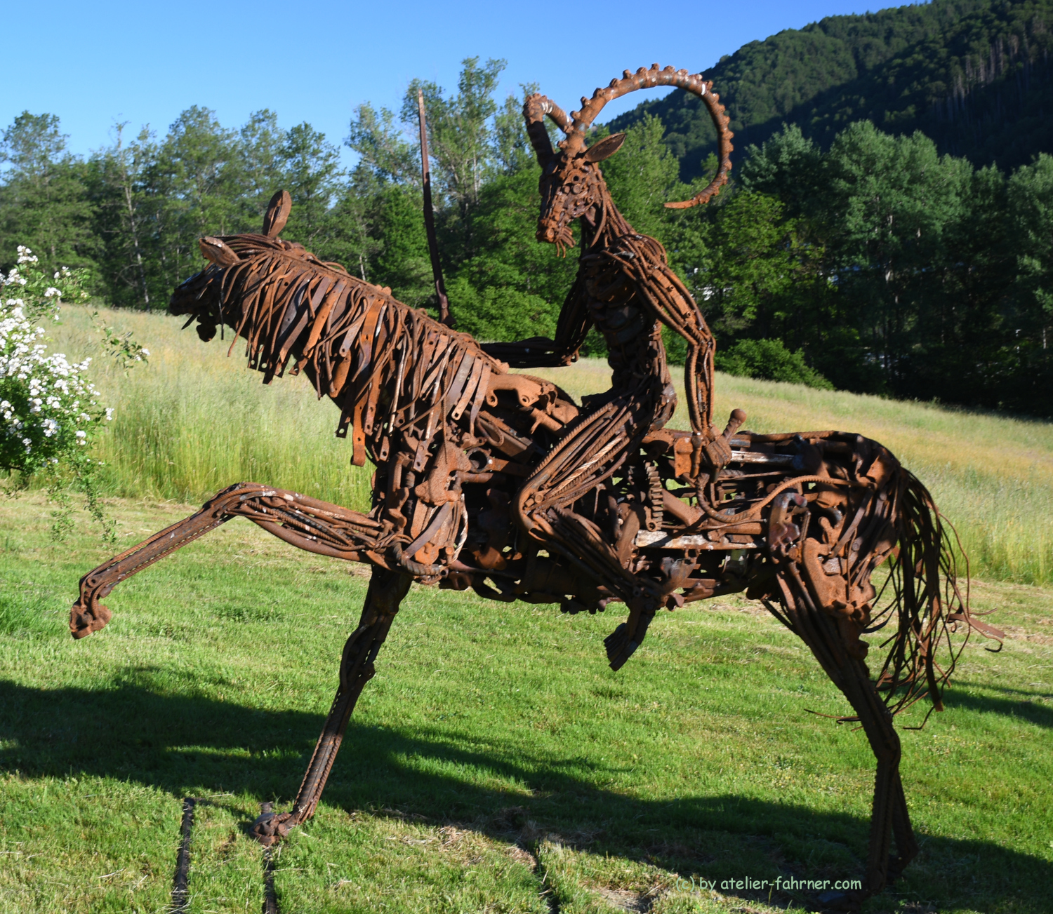 Reiter mit Peische atelier fahrner